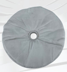 10" x 1-1/8" 40 ply Bleached Domet Flannel Buffing Wheel