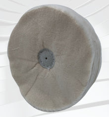 6" x 1/4" 28 ply Un-Bleached Domet Flannel Buffing Wheel