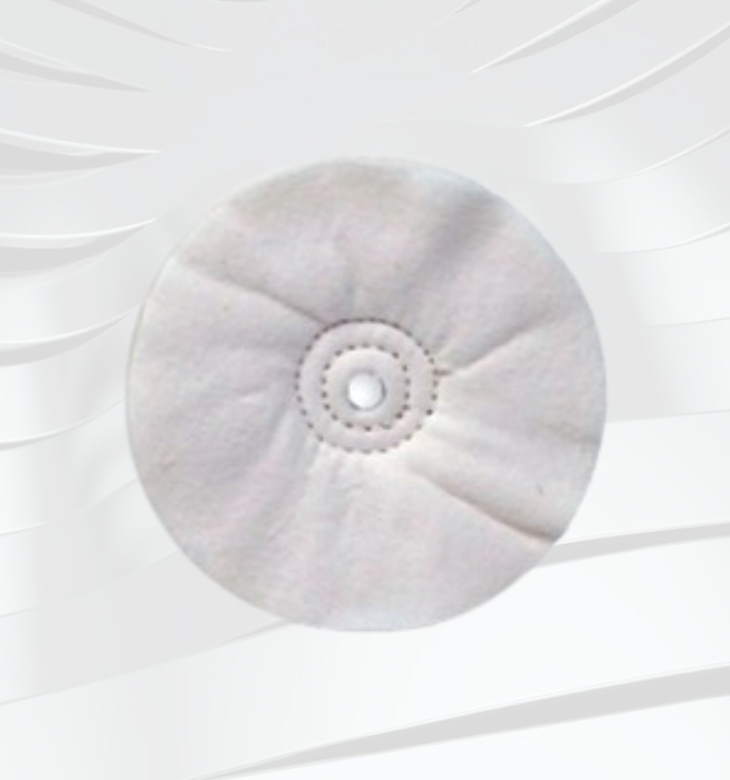 6" x 1/4" 30 ply Bleached Domet Flannel Buffing Wheel