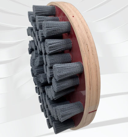 Deburring Brush 120 Grit for Face Side of Cast Aluminum Wheels