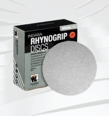 Indasa Rhynogrip Whiteline 600 grit 5" hook & loop (Velcro) Backed Sanding Discs